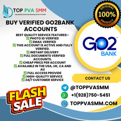 Buy a verified Go2 Bank account to smooth your transactions in 2025.