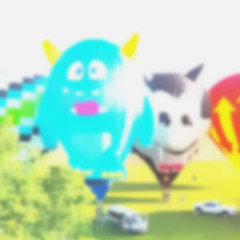 noon - balloons prod feardorian x cranes #nature