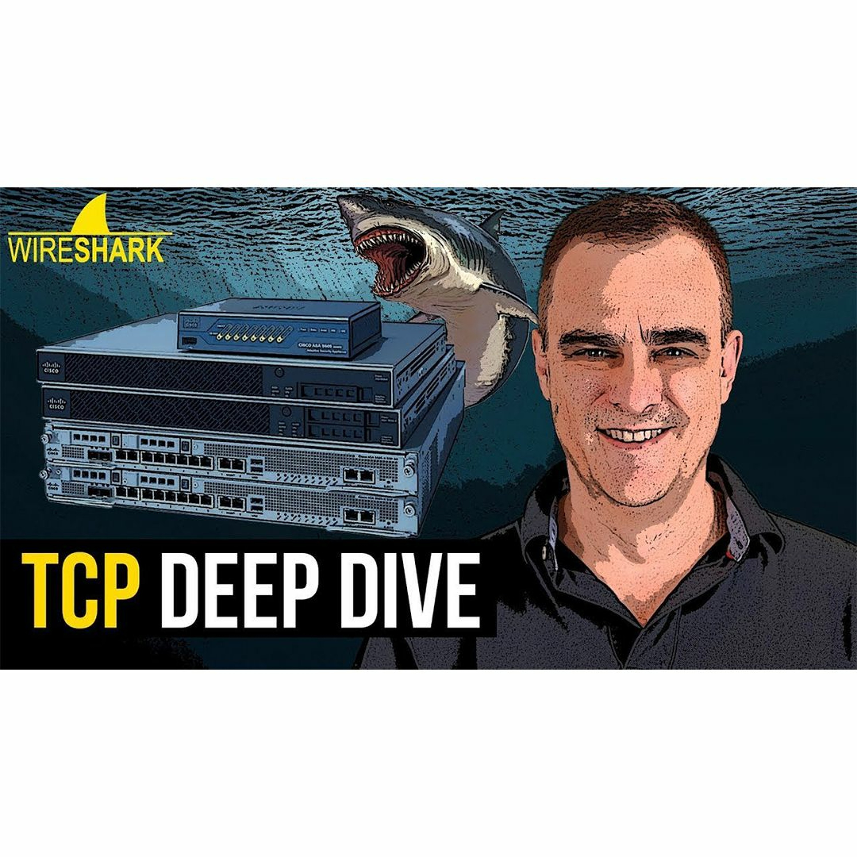 cover of episode #353: How TCP really works // Three-way handshake // TCP/IP Deep Dive