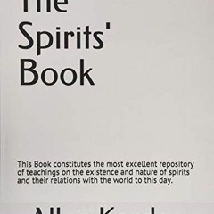 READ PDF The Spirits? Book: This Book constitutes the most excellent repository