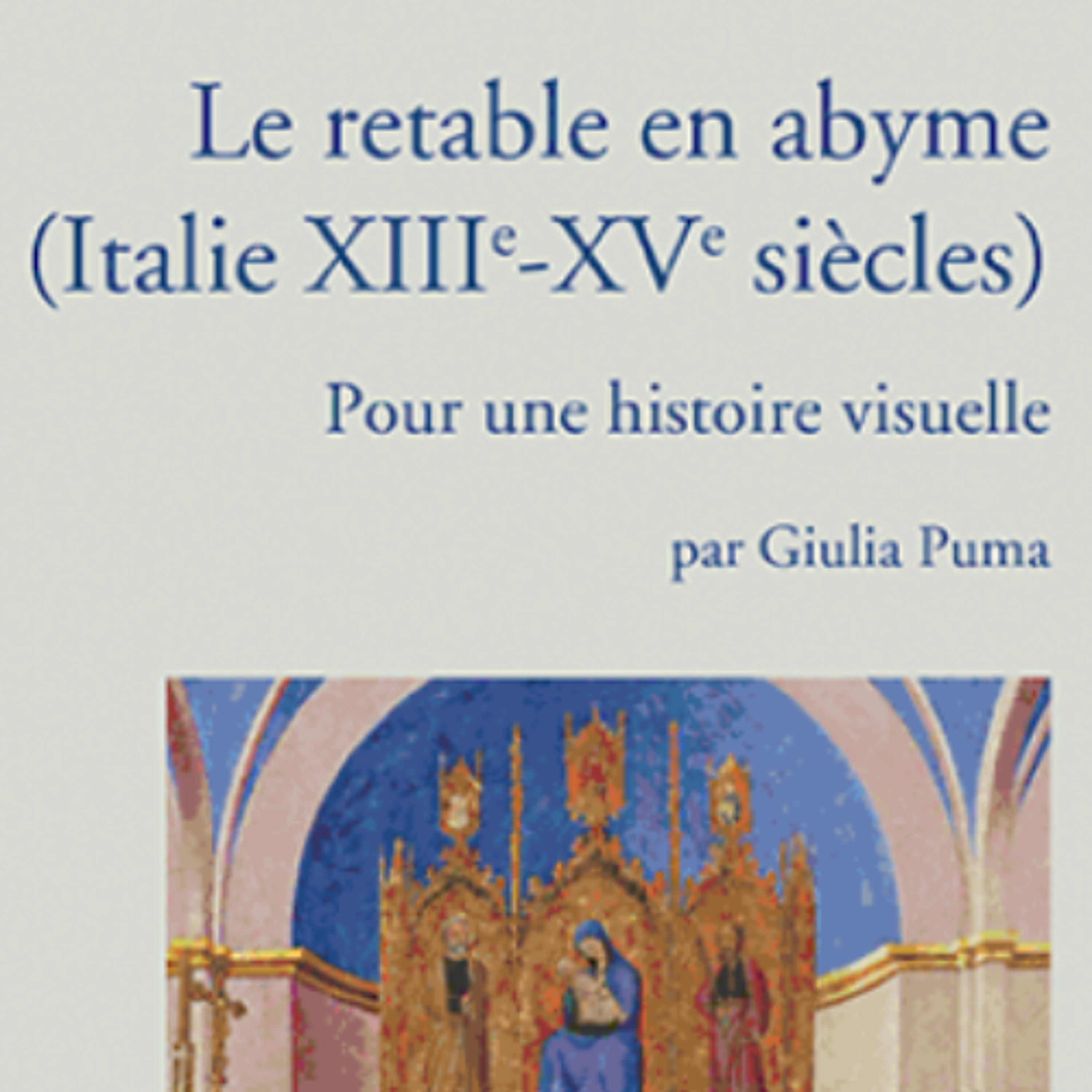 Chemins d&rsquo;histoire-Métapeintures médiévales, avec G. Puma-29.04.26