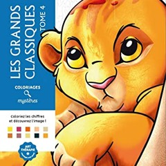 Coloriages mystères Disney - Les Grands classiques Tome 4 PDF gratuit - emW72gbcFs