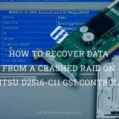 How To Recover Data From A Crashed RAID On Fujitsu D2516 - C11 GS1 Controller
