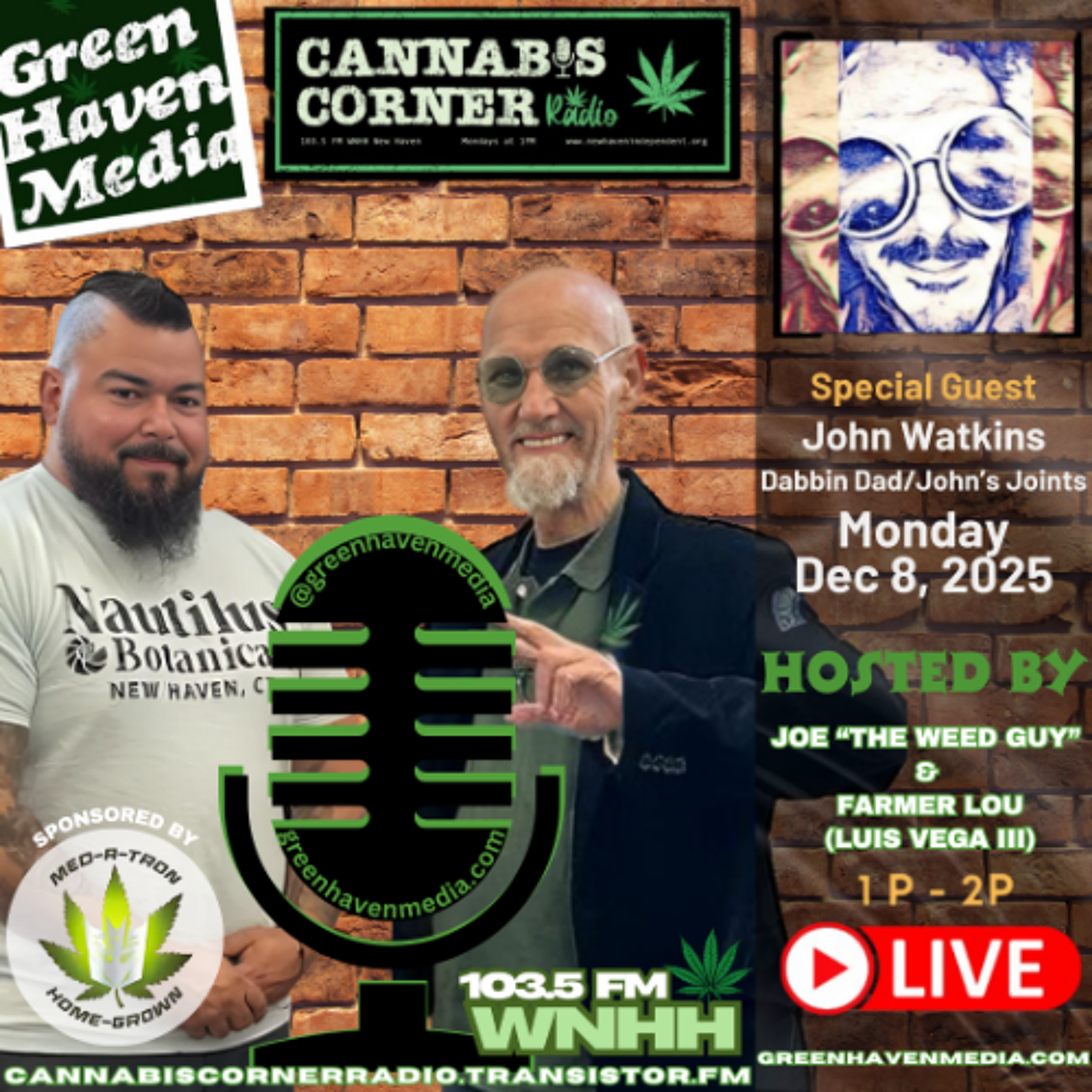 Cannabis Corner Radio: Dec 8, 2025 episode artwork