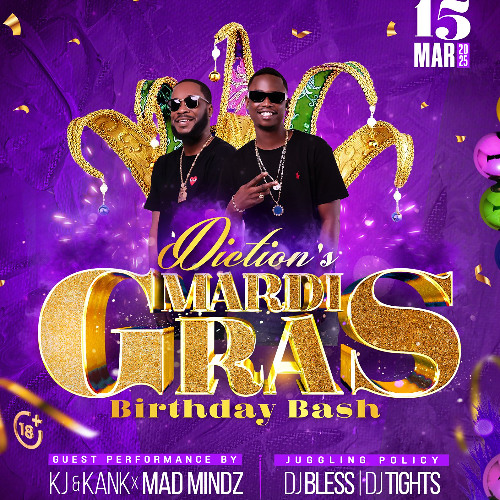 KJ X Kank X MadMindz LIVE @ Diction's  "Mardi Gras" Birthday Bash