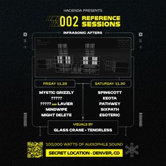 Reference Sessions 002: Might Delete // Denver, 11/29/24