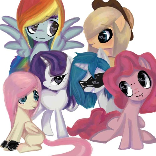p0ny_cypher!! w/ opgkitty, akiko!, nosebleed44, wesssxxq, yumixx #digicore #ponysquad