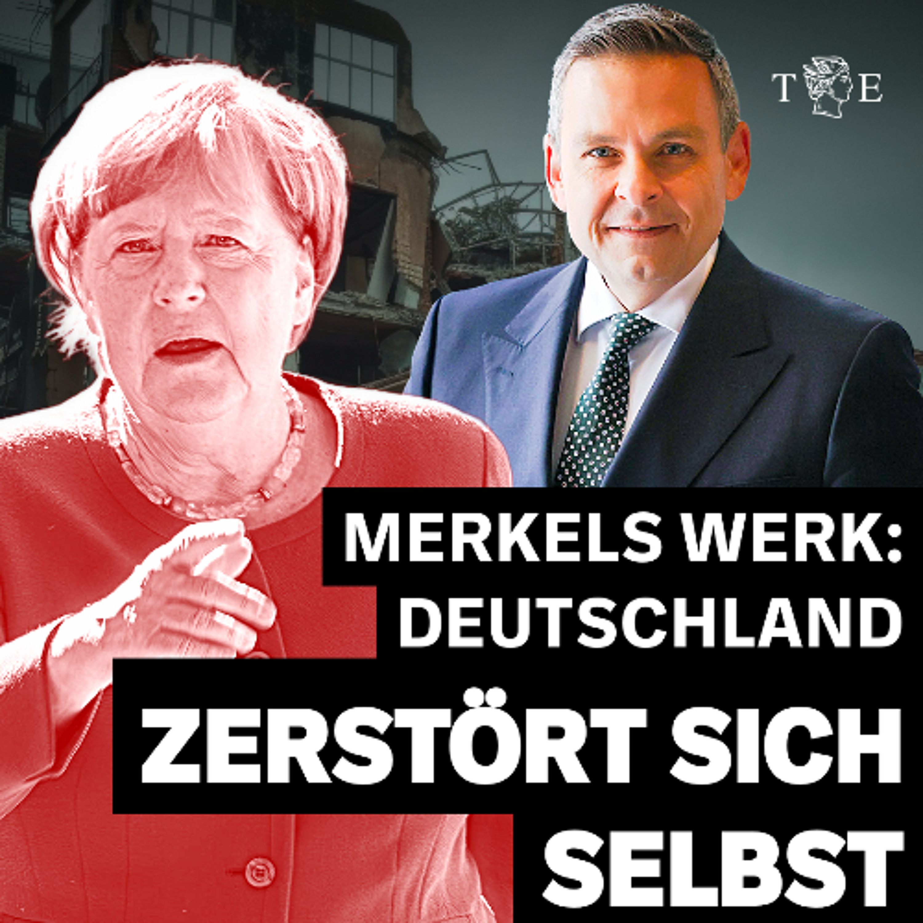 Angela Merkels Werk ist die Zerstörung Deutschlands und das Ende Europas, findet Gerald Grosz Angela Merkels Werk ist die Zerstörung Deutschlands und das Ende Europas, findet Gerald Grosz