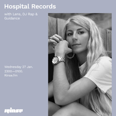 Hospital Records with Lens, DJ Rap & Guidance - 27 January 2021