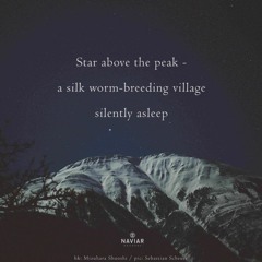 Star above the peak - (Naviarhaiku 613)