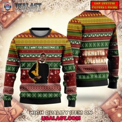 All I want For Christmas Is Ornette Coleman Ugly Sweater