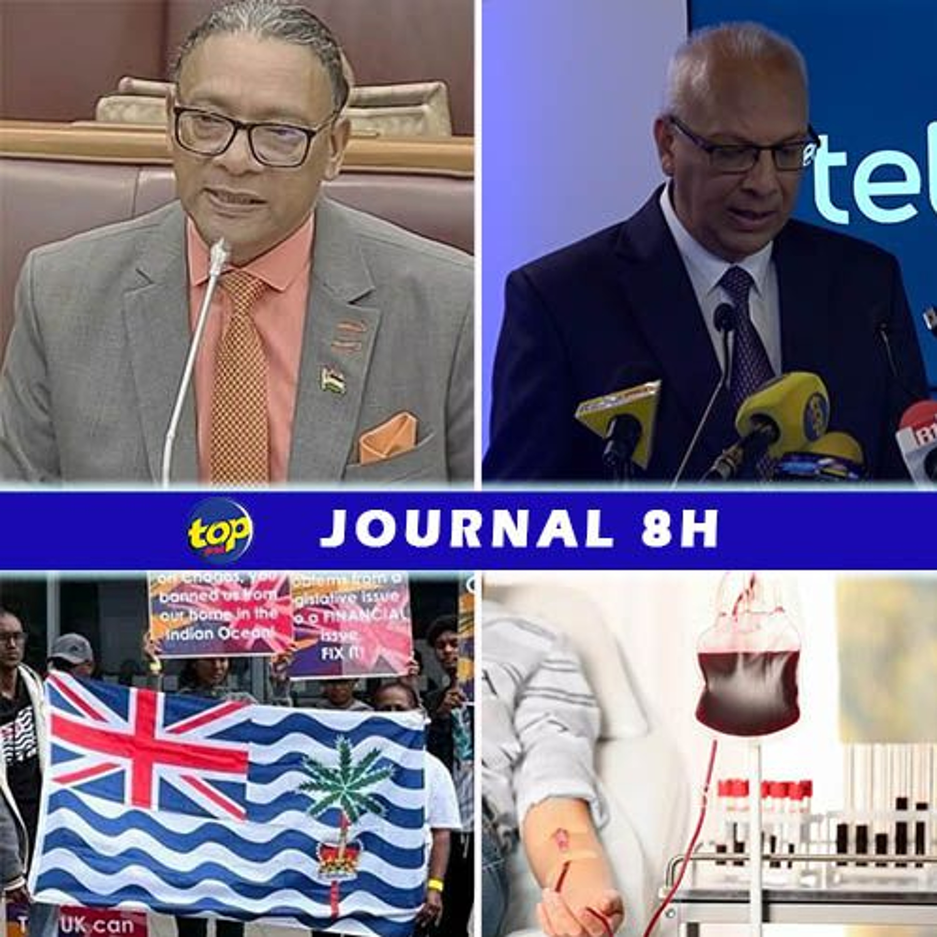 Le journal de 8H de ce vendredi 14 juin 2024