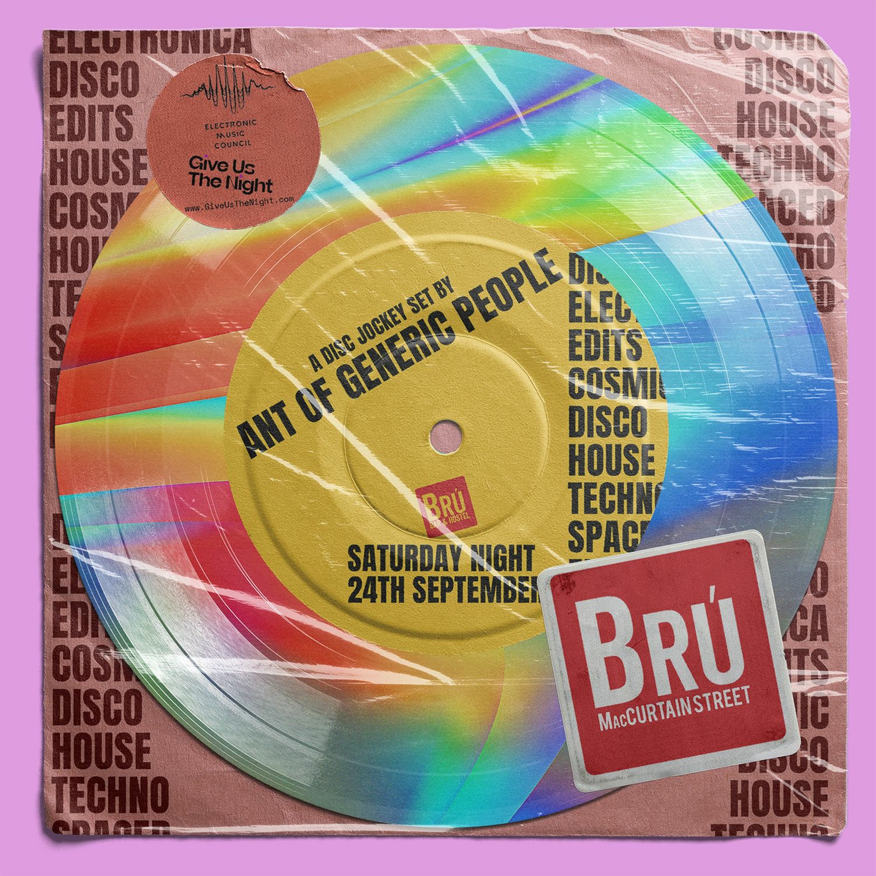 Sounds From the Backroom Radio Show with Ant of Generic People & guests