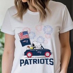 Snoopy Football Happy 4th Of July New England Patriots Shirt
