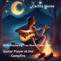 Guitar Player at the Campfire