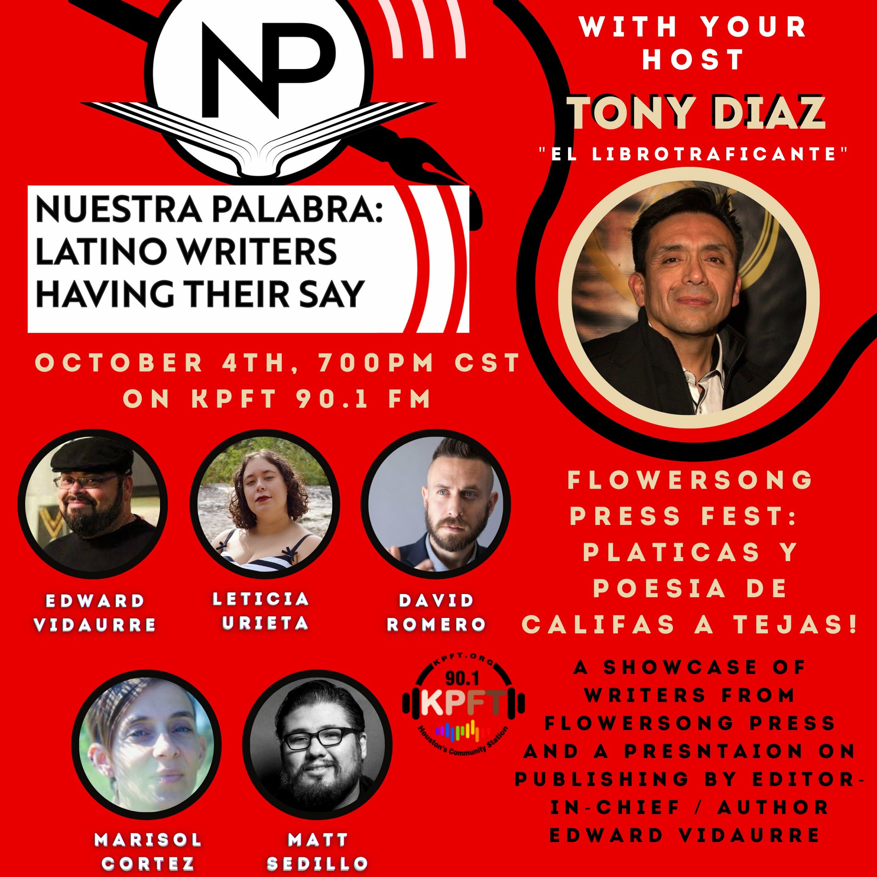 Nuestra Palabra: Latino Writers Have Their Say w/ Tony Diaz