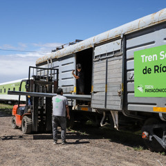 Roberto López-Tren Solidario llevará donaciones de materiales de construcción hacia El Bolsón