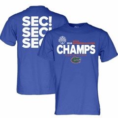 Florida Gators 2024 Sec Swimming Diving Champions T-Shirt