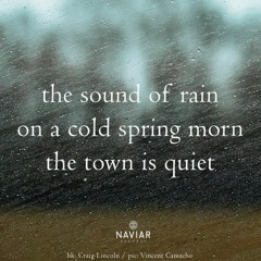 Rain on a Cold Spring Morn [NaviarHaiku461]