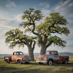 Old Trucks and Dust