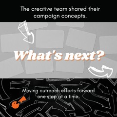 The Creative Agency Shared Campaign Concepts. What's Next. by Brooke Tully
