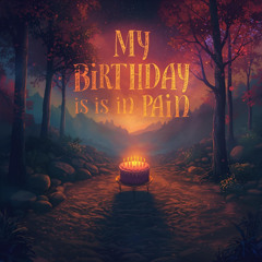 My birthday is in pain