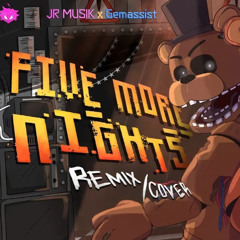 "Five More Nights" (FNAF 2 REMIX/COVER) || Lyric Video (Gemassist's REMIX)