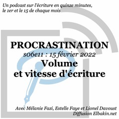 S06e11 - Volume et vitesse d'écriture