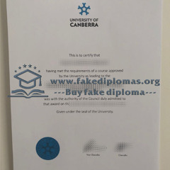 How long to buy University of Canberra fake diploma?