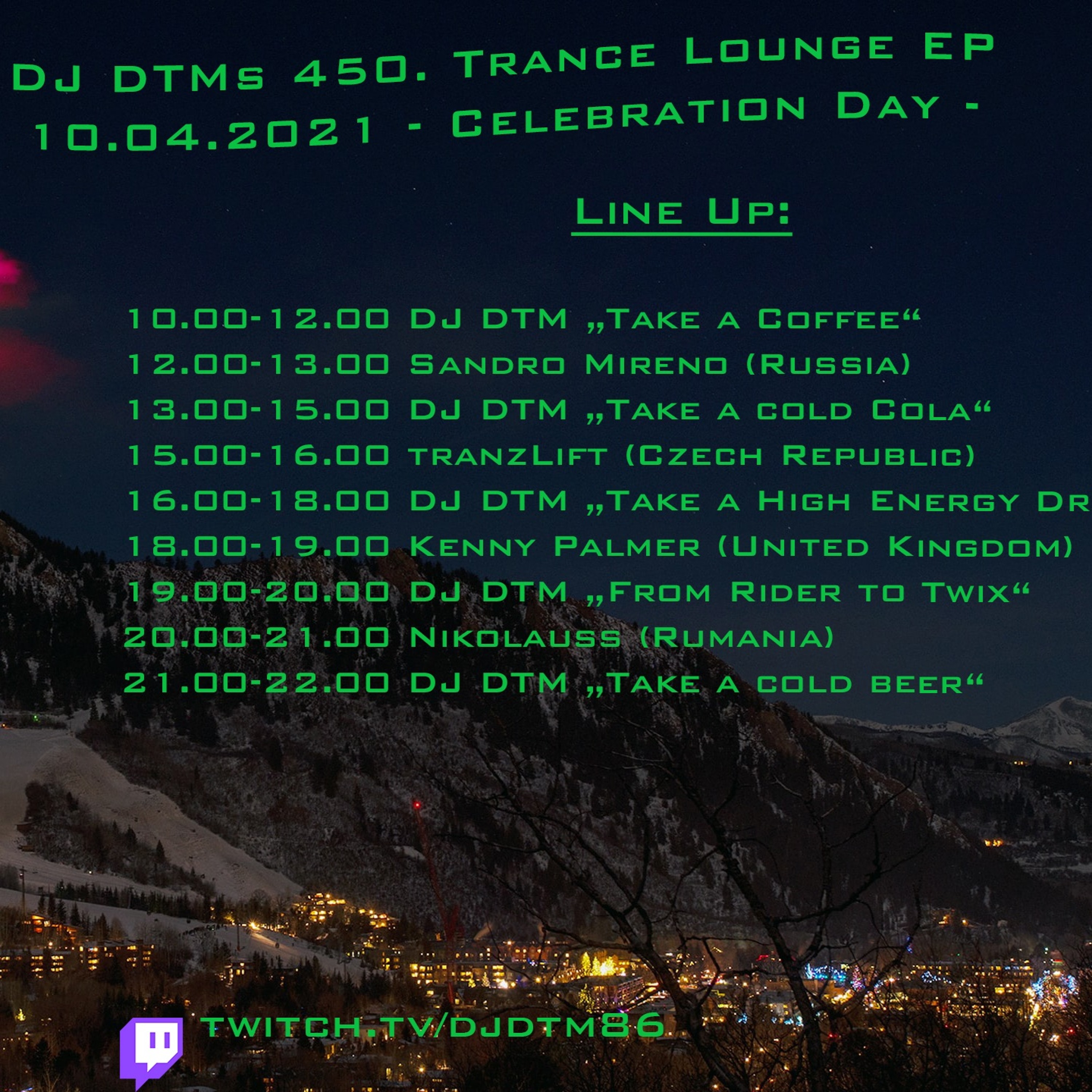 DJ DTMs 450. Trance Lounge EP - High Energy Vinyl Mix -