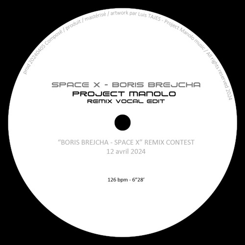 Space X - Boris Brejcha (Project Manolo Remix)