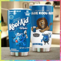 Detroit Lions Drinking The Blue Kool-Aid Oh Yeah Tumbler