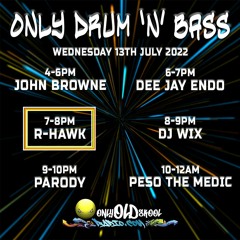 An hour of Drum & Bass with DJ R Hawk in the evening