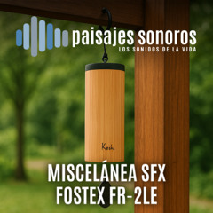 Ruidillos Varios Fostex FR-2LE - RODE NT4