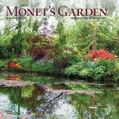 [Get] EBOOK 💏 Monet's Garden | 2023 12 x 24 Inch Monthly Square Wall Calendar | Brow