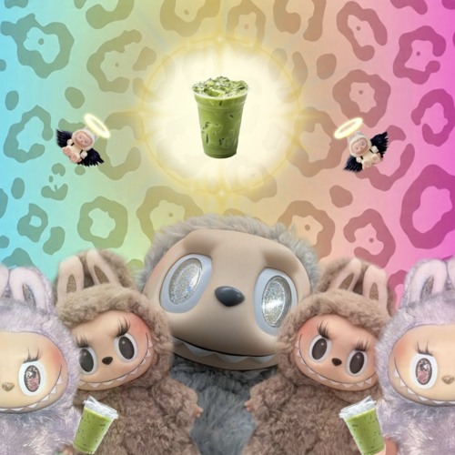 LABUBU MATCHA 7AM TECHNICOLOUR RAVE
