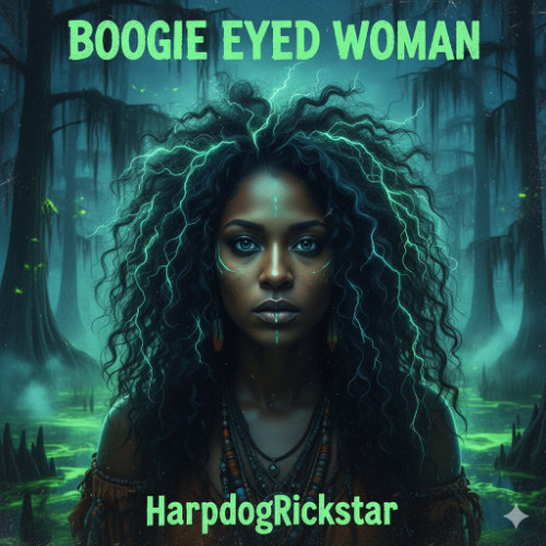 Boogieyed woman