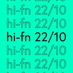 hi-fn 22/10: Antithet (Closing Set) (2022-10-22)