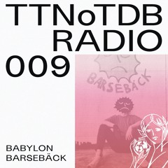 TTNoTDB Radio #9 w/ Babylon Barsebäck (26/05/22)