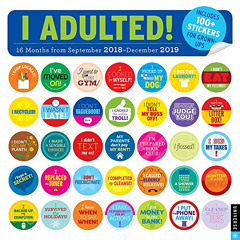 [GET] EPUB 📗 I Adulted! 2018-2019 16-Month Wall Calendar: Stickers for Grown-Ups by