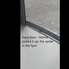 Hard Even - Henrik picked it up, the spider in the Spar