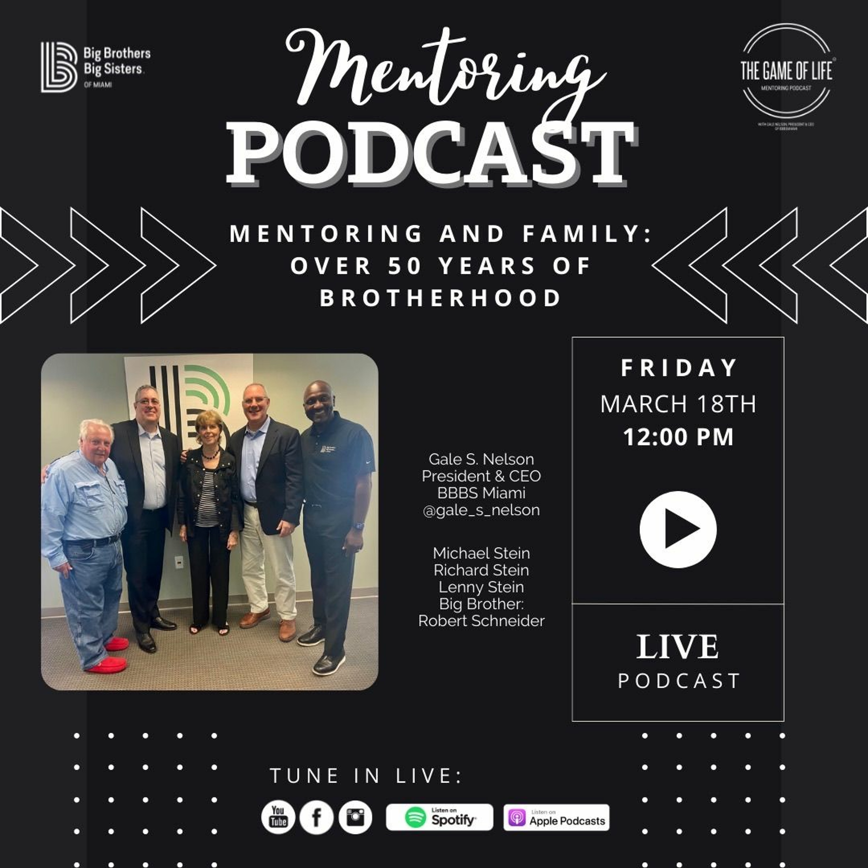 The Game Of Life Podcast | "Mentoring And Family: Over 50 Years Of Brotherhood" episode artwork