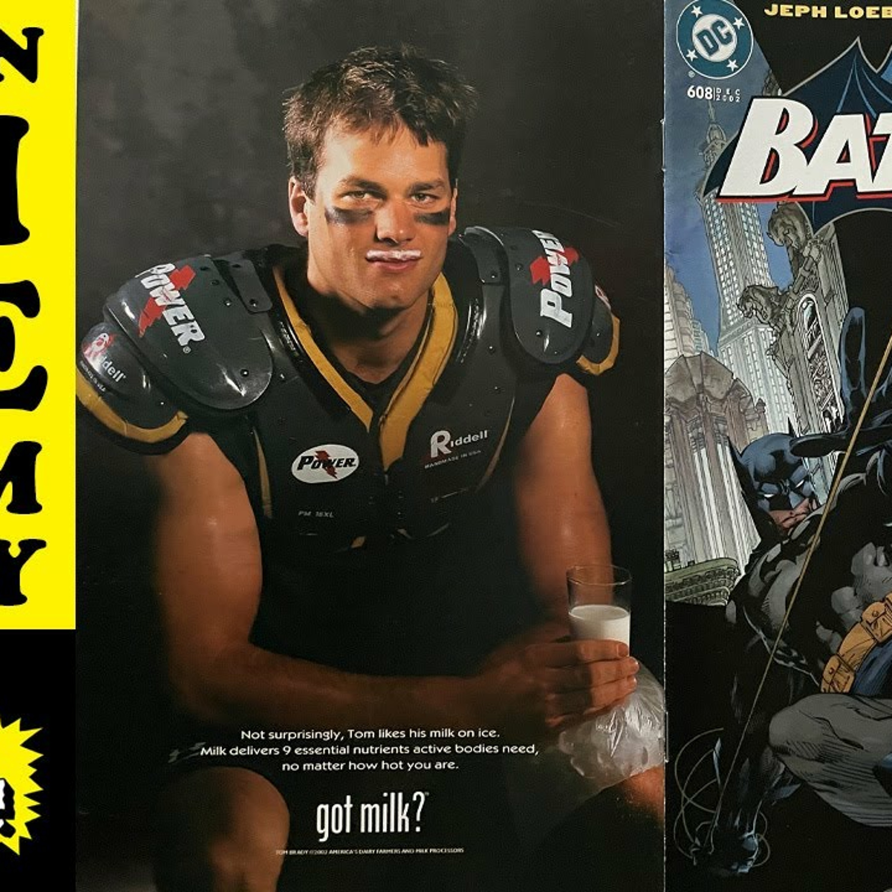 Batman, Jim Lee, & Tom Brady SAVE Comics! Batman 608 HUSH Begins HERE! episode artwork