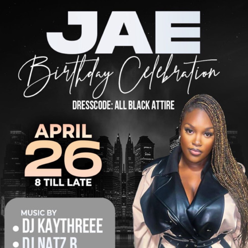 Live Audio: Jae's All Black Birthday Party (Part 2) | Mixed By @DJ NATZ B & Hosted By @DJkayThreee