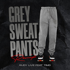 Grey Sweat Pants Raw Remix