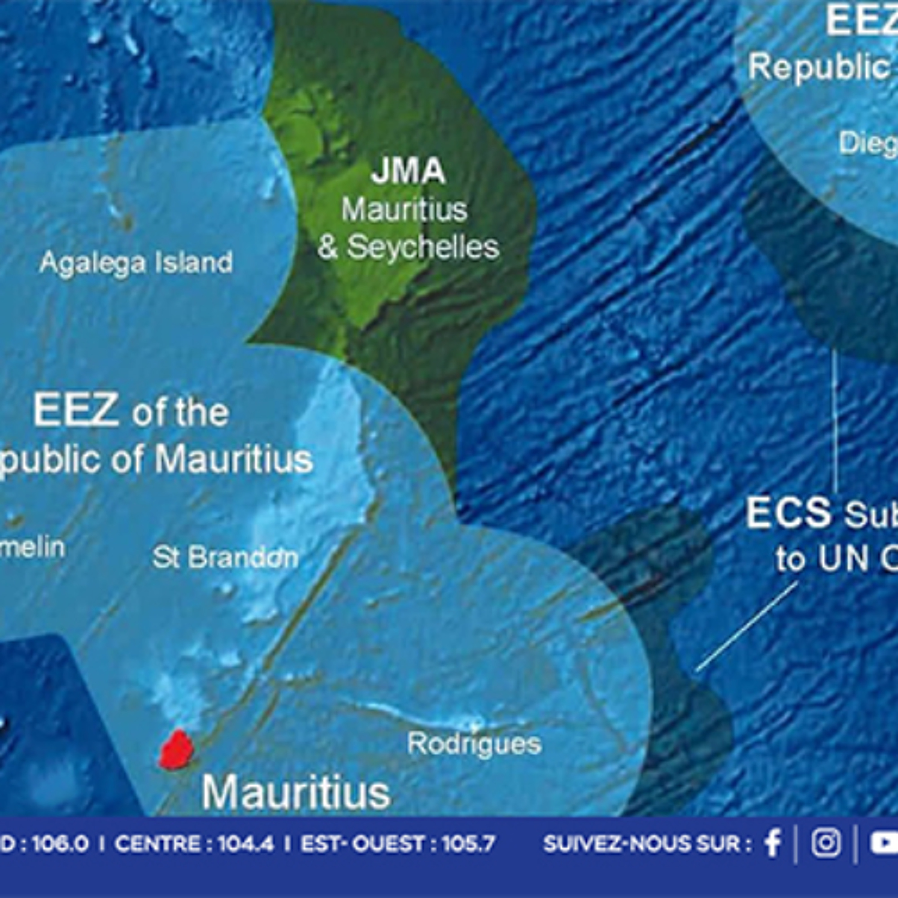 Zone économique exclusive : extension de 183 000 kilomètres carrés autour de Rodrigues pour renforcer la souveraineté de Maurice