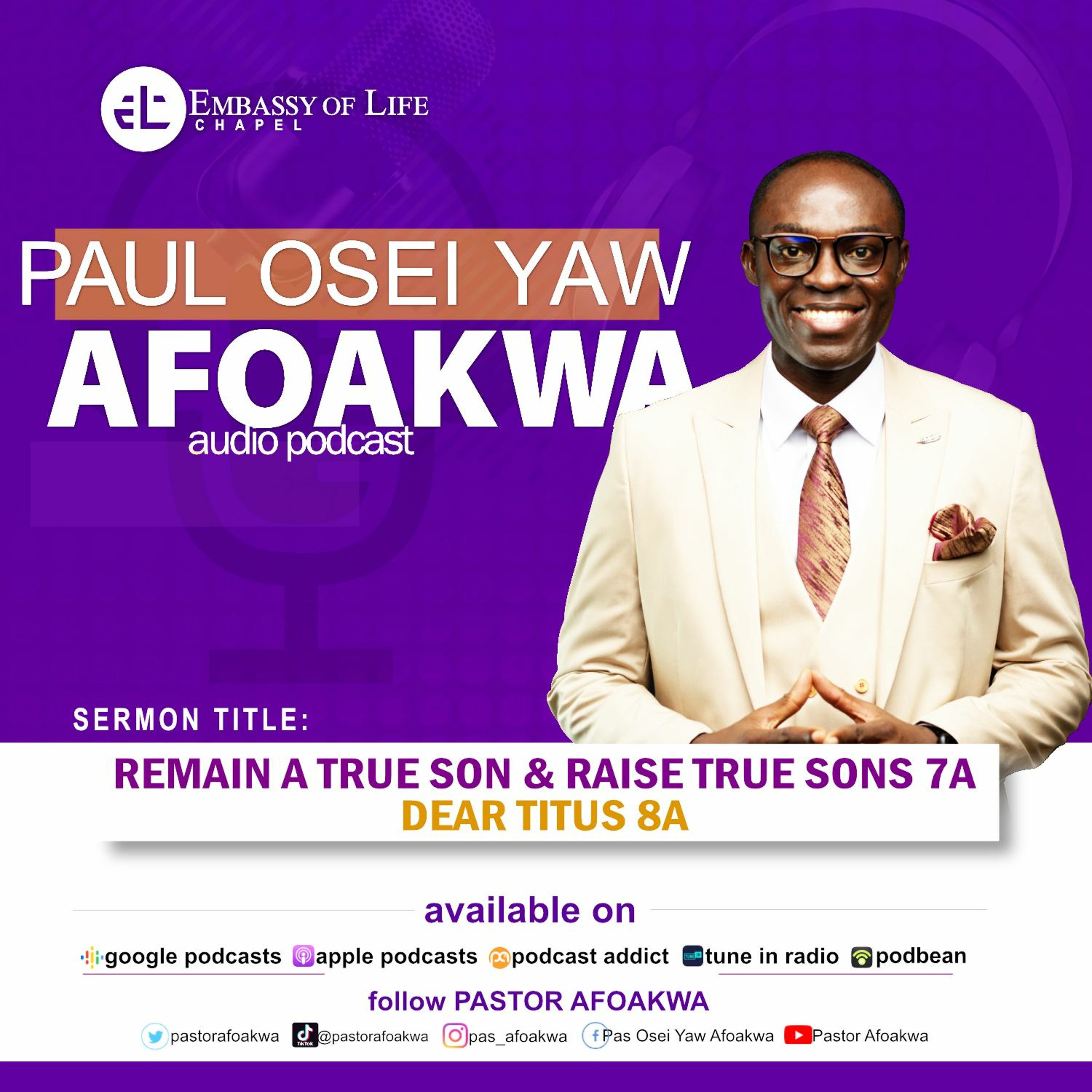 Paul Osei Yaw Afoakwa Audio Podcast