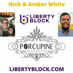 Rep. Nick White & Amber White of Porcupine Coffee Roasting