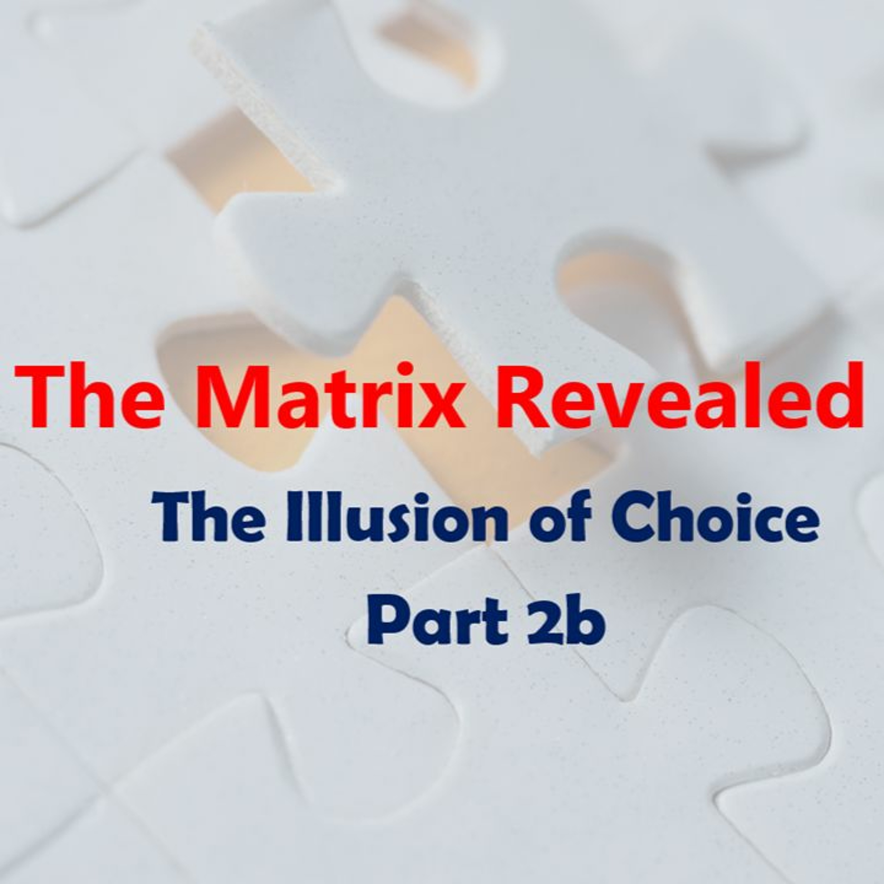 The Matrix Revealed:  The Illusion of Choice  Part 2b:  Peeling Back The Layers