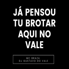 MC BRAZA - JÁ PENSOU TU BROTAR AQUI NO VALE [DJ GUSTAVO DO VALE]